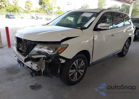 2017 Nissan Pathfinder Sv z USA, uszkodzony, nr VIN 5N1DR2MNXHC679452